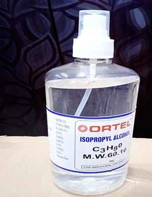 ISO PROPYL ALCOHOL 99.9% Pure [(CH3)2-CH-OH]  (500ml)