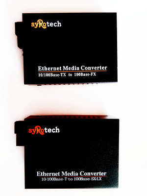 Syrotech Media Converter 10/100 Single Mode Single Fiber (1 Pair)