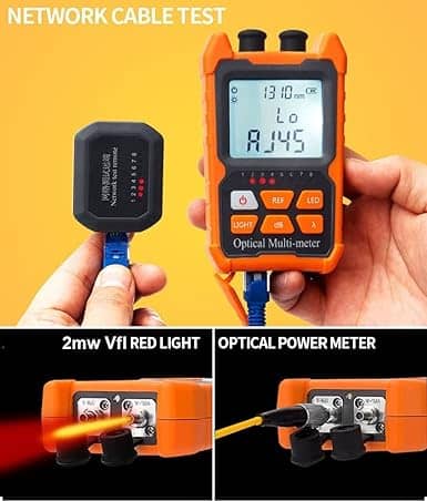 Optical power meter with vfl and ethernet tester-2