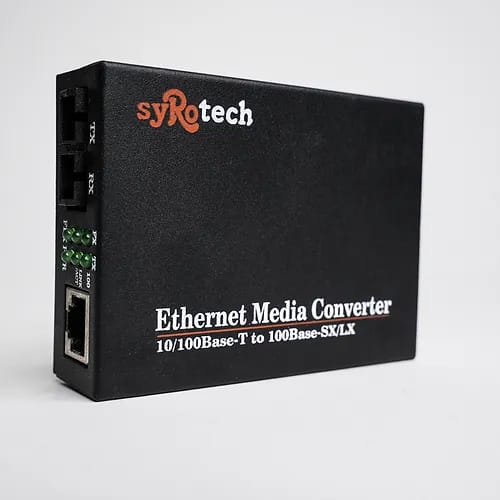 Syrotech 10-100 Single Mode Dual Fiber Media Converter-3